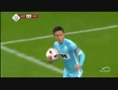 （転載）久保裕也同点ゴール vs　KV Oostende 1 - 1 21.Apr.2017