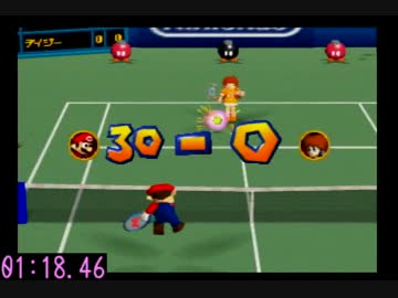 (RTA) マリオテニス64 3トーナメント 11:52