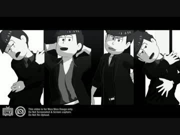 【MMDおそ松さん】上4人のPoker Face