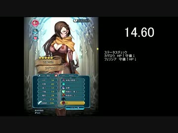 FEH 大英雄戦ルフレ ハード タイムアタック14.60 (おまかせのみ)