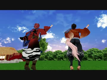 【MMD幕末Rock】龍馬と愛刀できょうもハレバレ【MMD刀剣乱舞】