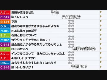 【ch】うんこちゃん『雑談』1/6【2017/04/27】
