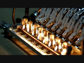 ろうそくで文字を書きます！『撒き火師』