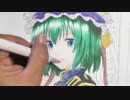 【東方描いてみた】四季映姫【コピック】