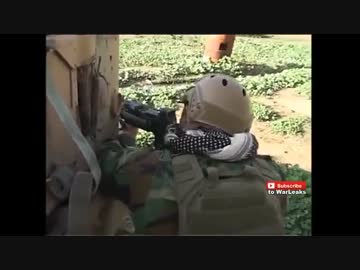 米軍特殊部隊・クルド人部隊 IS拠点を掃討する