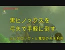 ゼルダの伝説 BotW 黒ヒノックスを弓矢で手軽に倒す