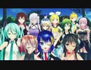 ウナ重とボカロのみんなにリレーでブリキノダンスを踊ってもらいました