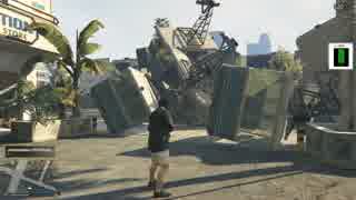 GTA5オンライン空からロープウェイが降ってきた。