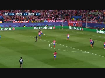 ロングハイライト【16-17 CL 準決勝2lg】アトレティコ × R・マドリード