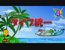 月刊ニコニコ動画タイプ統一ランキング～2017年4月号～