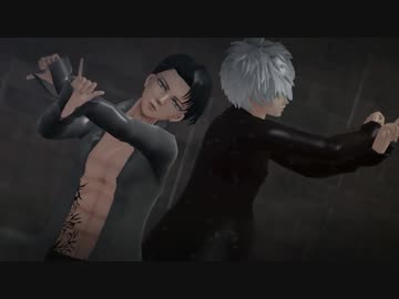 【MMD銀魂/進撃】Just a game【銀さん&amp;兵長】