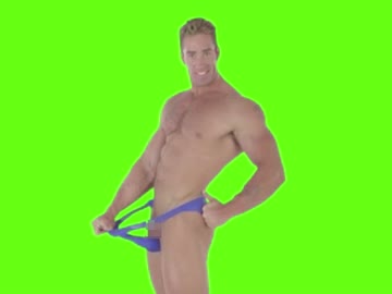 パンツを引っ張り快感を得る兄貴GB