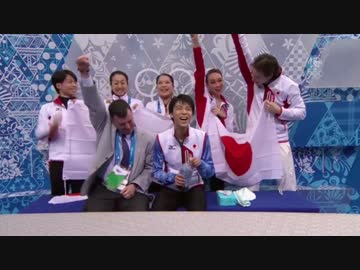 [カナダCBCフランス語実況] 羽生結弦 2014 ソチ団体戦 SP
