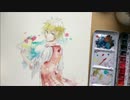 【sideM】水彩で秋山隼人を描いてみた【アナログ】