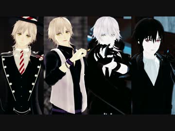 【MMD刀剣乱舞】J'ySuisJamaisAlle / Right Now / Bottlez【鶴丸国永】