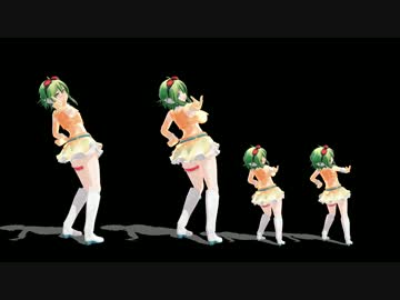 【MMD】ままま式GUMIちゃんちび改造モデル公開動画