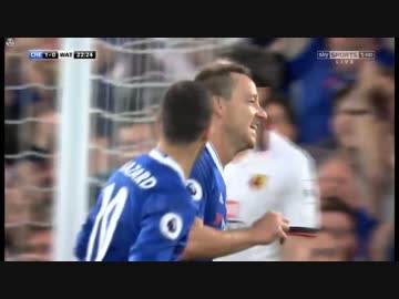 テリー先発 ≪16-17EPL：第28節順延分≫ チェルシー vs ワトフォード