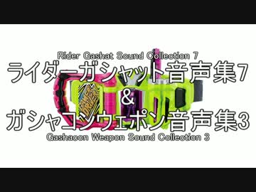 ライダーガシャット音声集7&amp;ガシャコンウェポン音声集3
