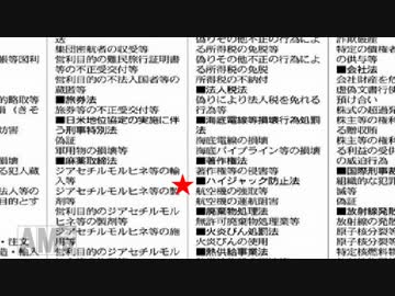 共謀罪の項目すら見てない賛成派達ｗｗｗ