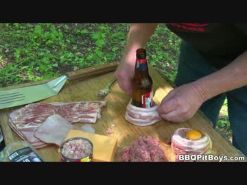 ビアボトルベーコンバーガー