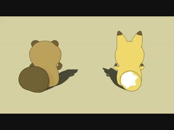 【MMD】タヌキとキツネでシャルル