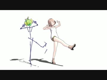【MikuMikuDance】テストモデルで髪テスト【みみチラ】