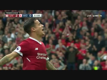 プレミアリーグ16/17 第38節　リヴァプール VS ミドルスブラ