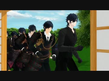 【MMD刀剣乱舞】燭台切が横切るだけ【おまけ付き】