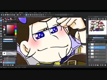 【六つ子生誕祭】派生松12人＋1匹　描いてみた