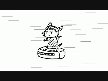 ルンバに乗るねこ