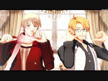 【APヘタリアMMD】ガールフレンド【春待ち】