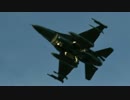 【2017米空軍】目の前！F-16戦闘機×8機着陸！【基地の街の日常】