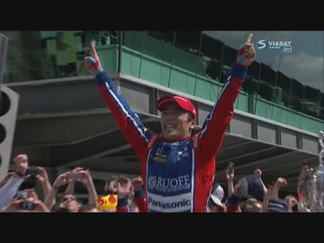 2017インディ500 最後のリスタートから（英語）