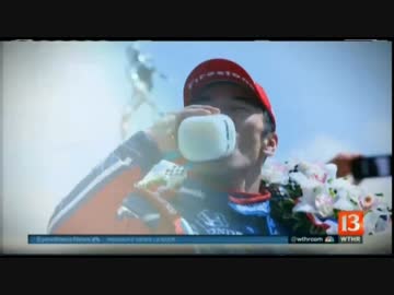 2017indy500表彰式での佐藤琢磨ハイライト