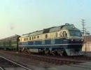 ちうごくの鉄道　(DF11)ＤＬ牽引の旅客列車