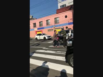 バイクVSおばさん
