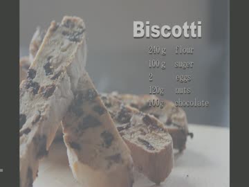 【なからASMR】　胡桃のビスコッティ