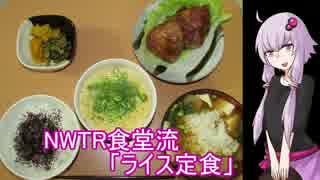 【NWTR食堂】ライス定食【第１羽】