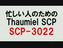 【Thaumiel SCP】忙しい人のためのSCP-3022[要人とトイレのフック]