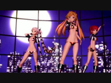 【MMD】レースクイーン風の阿武隈さん達でECHO【紳士向け】