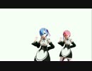【リゼロMMD】レムとラムでシューティングスター[simple toon ver.]