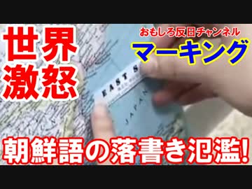 【韓国の落書き低民度】 世界中に朝鮮語の落書き！世界遺産もビックリ！