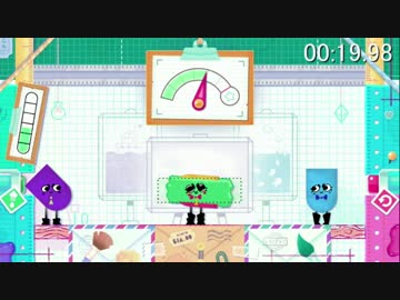 【ねんどでカタチづくり】スニッパーズ4人モード個別RTA【24.13秒】