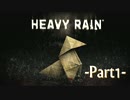 【PS4版】HEAVY RAIN -心の軋むとき-【Part1】
