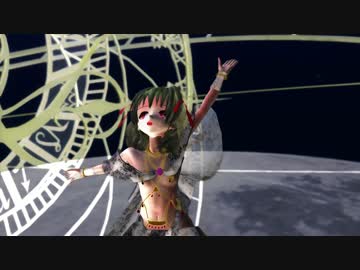 【MMD】傾国のローブで黒猫　ななか【R-18】