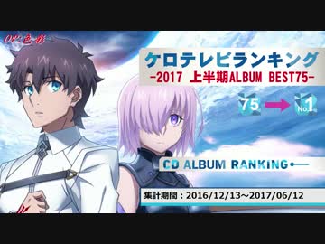 上半期アニソンランキング 2017 ALBUM BEST 75【ケロテレビ】