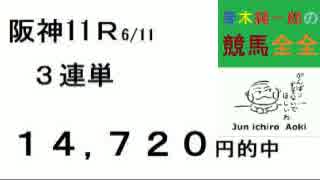 92,090円など万券３本！青木純一郎の競馬全全２０１７年６月１５日（木）