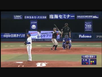 【プロ野球】後ろの広告と投手がマッチして笑ってしまう実況【ニコ生】