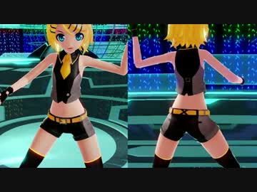 【DIVA X】リン:ブラックスター『終極のメドレー』前後2視点
