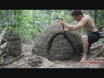 ホモと学ぶかまくらの作り方.Reusable charcoal mound